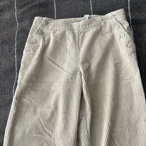J. Jill Women’s Cream Color Corduroy Pants
